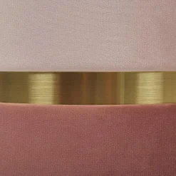 Beliani WICHITA - Poef - Roze - 36/31 cm - Fluweel Online