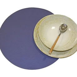 Wicotex Placemats Uni - donker blauw - rond 38cm - Teflon coating Clearance