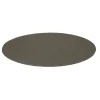 Wicotex Placemats Uni - donker grijs - rond 38cm - Teflon coating New