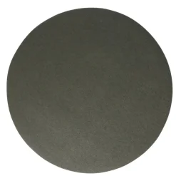 Wicotex Placemats Uni - donker grijs - rond 38cm - Teflon coating New