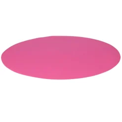Wicotex Placemats Uni - fuchsia roze - rond 38cm - Teflon coating Clearance
