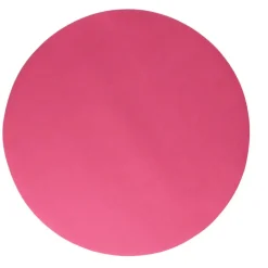 Wicotex Placemats Uni - fuchsia roze - rond 38cm - Teflon coating Clearance