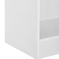 Leen Bakker WINNIPEG - Boekenkast 5 planken - Wit - Vezelplaat Discount