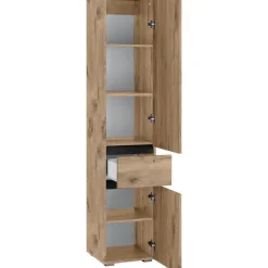 Loft24 Wisla - Badkamerkast met 1 lade en 2 deuren in eikenoptik Online