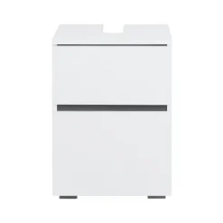 Loft24 Wisla - Badmeubel 40 cm 1-deurs wit spaanplaat New