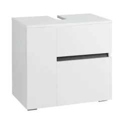 Loft24 Wisla - Badmeubel 60 cm 1-lade, 1 klep, 1 deur wit spaanplaat Discount