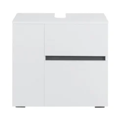 Loft24 Wisla - Badmeubel 60 cm 1-lade, 1 klep, 1 deur wit spaanplaat Discount