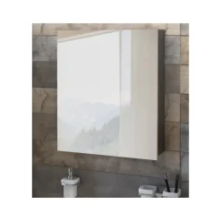 Loft24 Wisla - Hangkast met spiegeldeur in antraciet Best