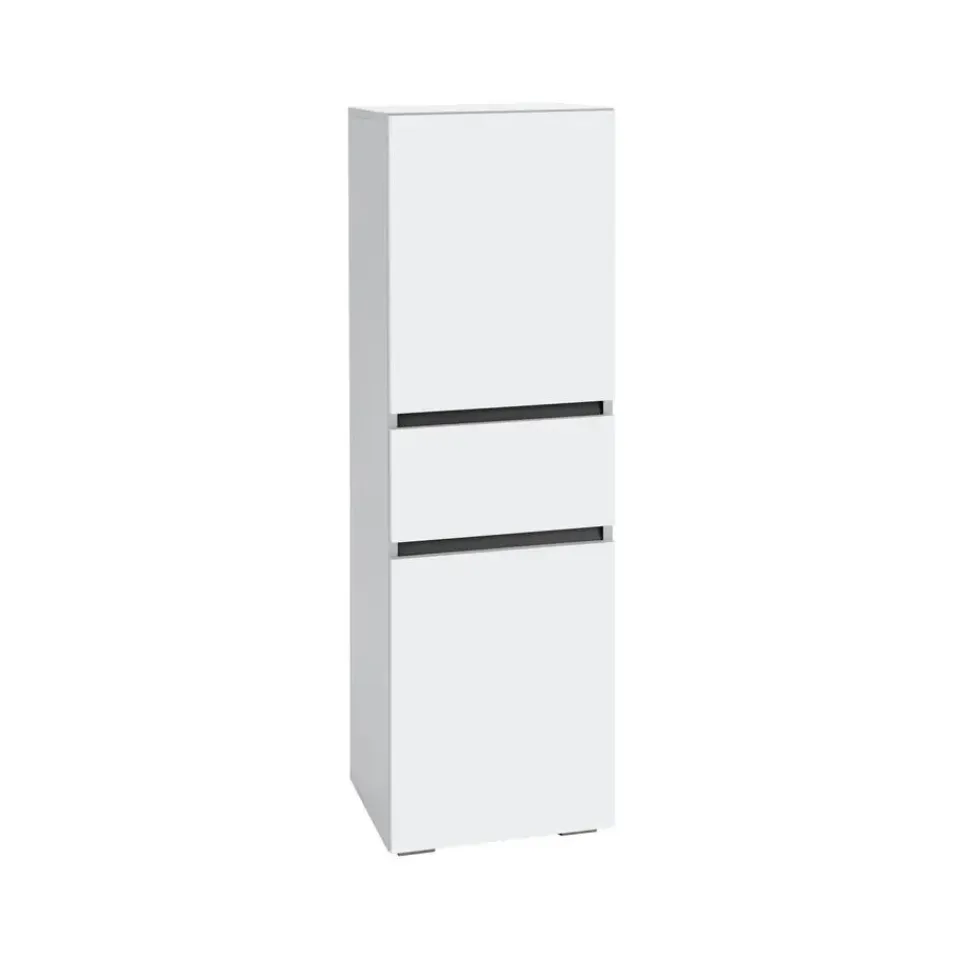 Loft24 Wisla - Midikast met 2 deuren en 1 lade in wit New