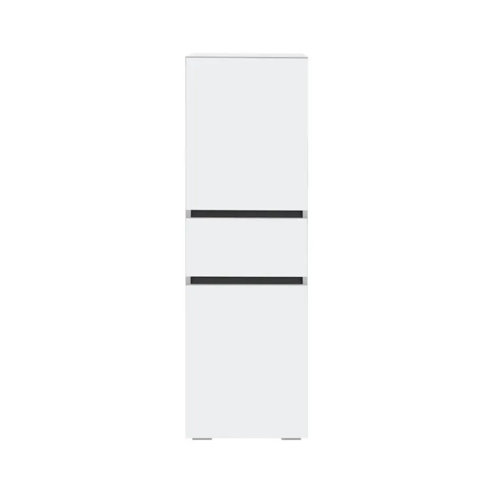 Loft24 Wisla - Midikast met 2 deuren en 1 lade in wit New