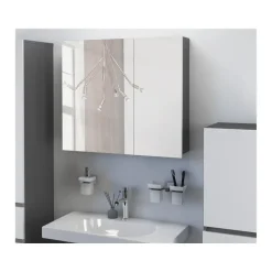 Loft24 Wisla - Wandspiegelkast in wit