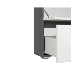 Loft24 Wisla - Wastafelonderkast met 1 lade in antraciet wit Clearance