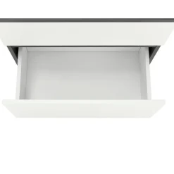 Loft24 Wisla - Wastafelonderkast met 1 lade in antraciet wit Clearance
