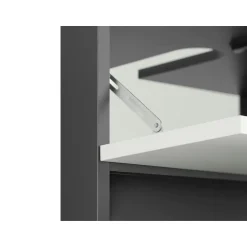 Loft24 Wisla - Wastafelonderkast met 1 lade in antraciet wit Clearance