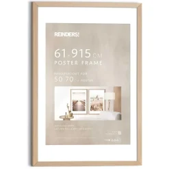 Reinders Wissellijst hout Poster 61x91,5 of 50x70 Beuken - 61 x 91,5 Discount