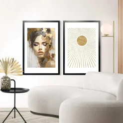 Reinders Wissellijst hout Poster 61x91,5 en 50x70 Zwart 2-pack - 61 x 91,5 Sale