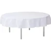 Santex Wit rond tafelkleed/tafellaken 180 cm non woven polypropyleen