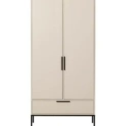 WOOOD Adam 2-deurs kast - Grenen - Dust - 200x100x53 cm New