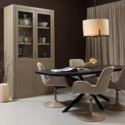 WOOOD Arros Eettafel Uitschuifbaar - Zwart - 75x180/220x90 Hot