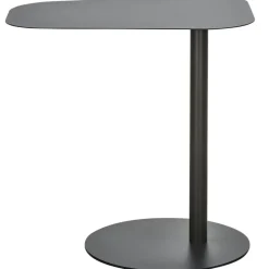 WOOOD Bijzettafel Lia - Metaal - Zwart - 50x50x38