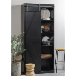 WOOOD Bikkel Kruk - Hout - Naturel - 40x28x28 Discount