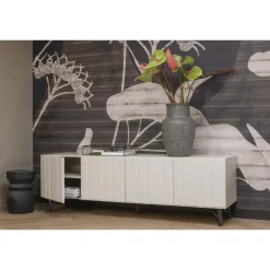 WOOOD Bikkel Kruk - Hout - Zwart - 40x28x28 Outlet