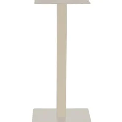 WOOOD Bistro Vierkante Bartafel Poot - Metaal - Dakagrau - 105x50x50 Clearance