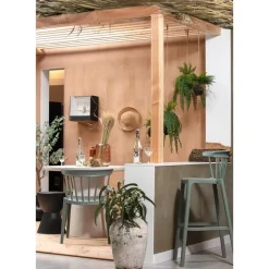 WOOOD Bliss Tuinstoelen - Kunststof - Jadegroen - Set van 4 Hot