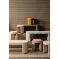 WOOOD Charlie Kruk - Chenille - Blush - 47x45x45 Outlet