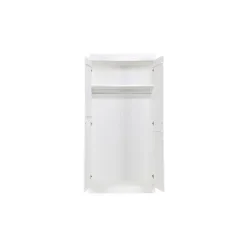 WOOOD Connect Kledingkast 2-Deurs - Grenen - Wit - 195x94x53