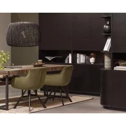 WOOOD Finca Opbergkast - Zwart - 210x110x40 Hot