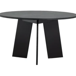 WOOOD Fries Eettafel - Eiken - Blacknight - 75x129x129 New