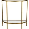 WOOOD Goddess Sidetable - Metaal - Antique Brass - 75x37x75 New
