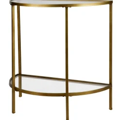 WOOOD Goddess Sidetable - Metaal - Antique Brass - 75x37x75 New