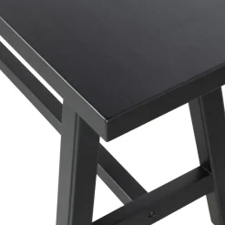 WOOOD Imme Bankje - Grenen - Zwart - 45x110x35 Sale