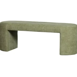 WOOOD Jacob Bankje - Chenille - Olive Green - 46x130x46 Hot