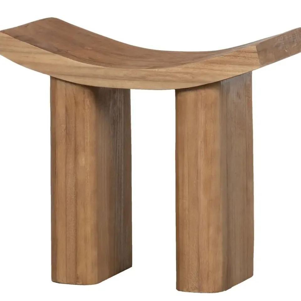 WOOOD Japan Krukje - Hout - Naturel - 45x50x25 Clearance