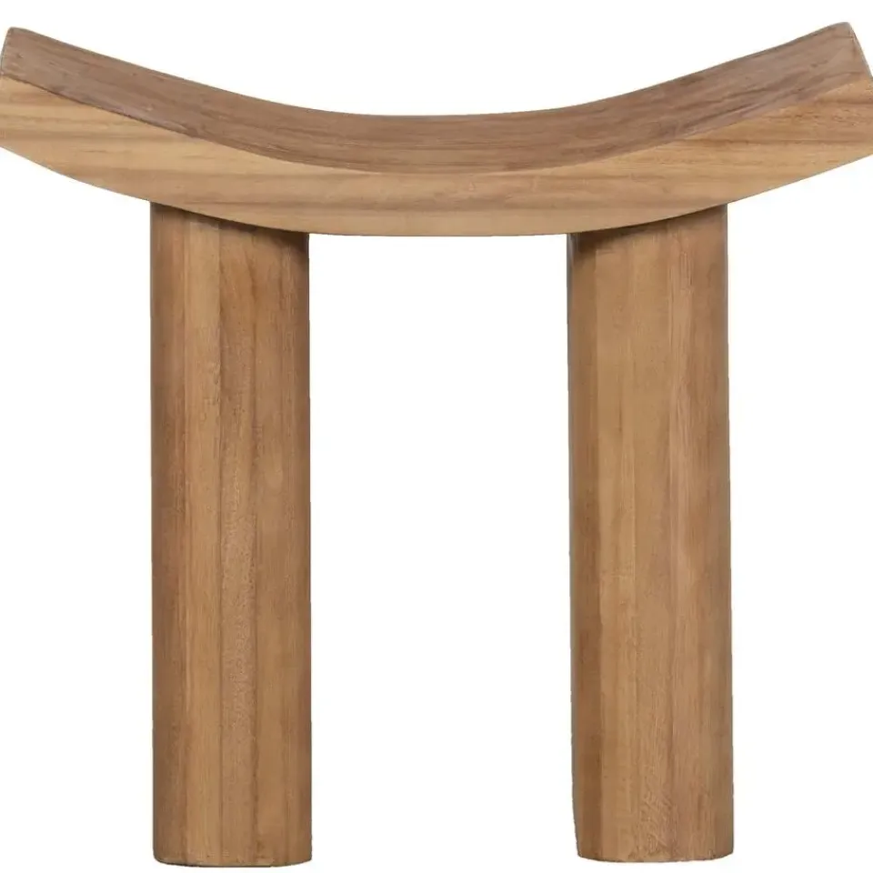 WOOOD Japan Krukje - Hout - Naturel - 45x50x25 Clearance