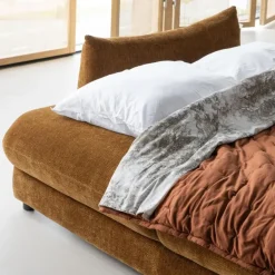 WOOOD Jonne 3-Zits Slaapbank - Chennile - Bruin - 92x233x105 Best