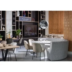 WOOOD Jorre Eettafel - Mdf - Antique Beige - 76x120x120 Best