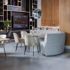 WOOOD Jorre Eettafel - Mdf - Antique Beige - 76x120x120 Best