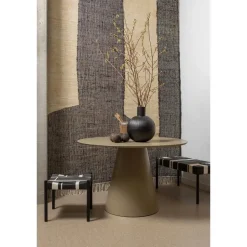 WOOOD Jorre Eettafel - MDF - Militair Bruin - 76x120x120 Sale