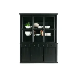 WOOOD Lagos Buffetkast - Grenen - Zwart - 214x166x48 Online