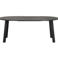 WOOOD Lange Jan Uitschuifbare Eettafel - Eiken - Zwart - 75x120x120 Hot