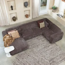 WOOOD Lia Bijzettafel - Metaal - Dust - 50x50x38 Best