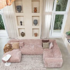 WOOOD Lia Bijzettafel - Metaal - Dust - 50x50x38 Best