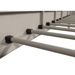 WOOOD Mata 1-Persoonsbed - Metaal - Zand - 90x208x95 Discount