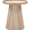 WOOOD Maud Bijzettafel - Hout - Naturel - 50x45x45 Outlet