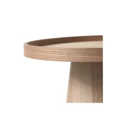 WOOOD Maud Bijzettafel - Hout - Naturel - 50x45x45 Outlet