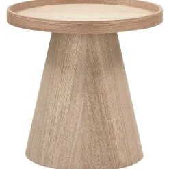WOOOD Maud Bijzettafel - Hout - Naturel - 38x39x39 Clearance